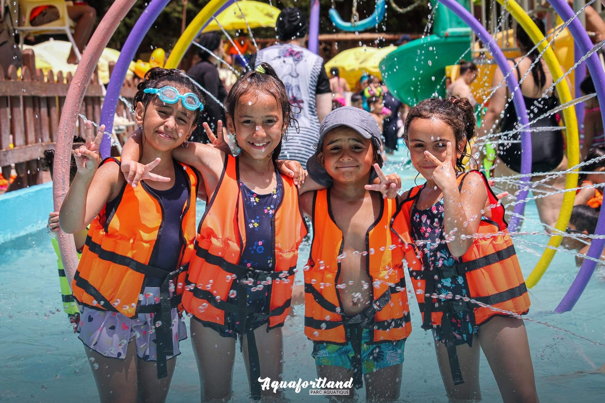 photos des enfants et ses parents aquafortland